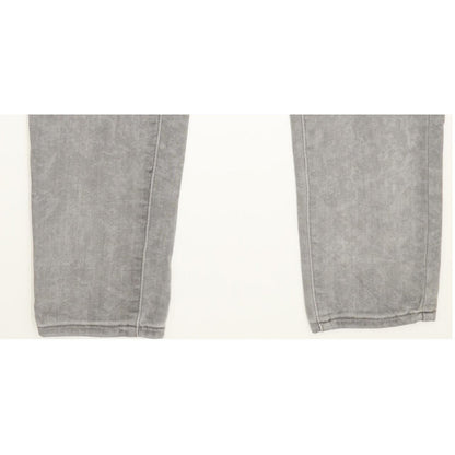 Levi's 710 Super Women Grey Skinny Slim Stretch Jeans W29 L30