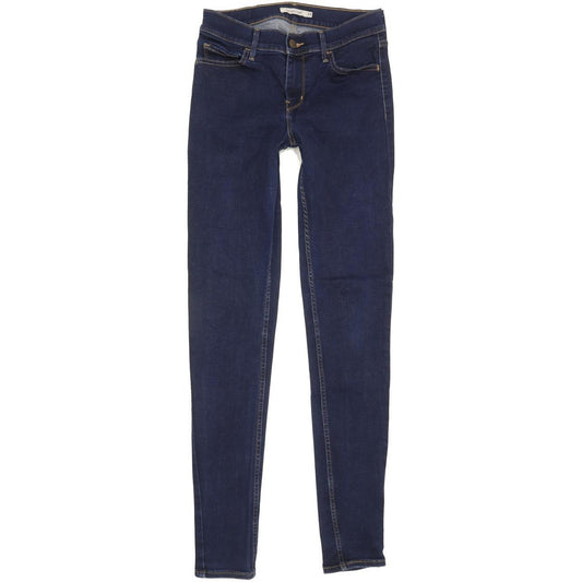 Levi's 710 Super Women Blue Skinny Slim Stretch Jeans W29 L32