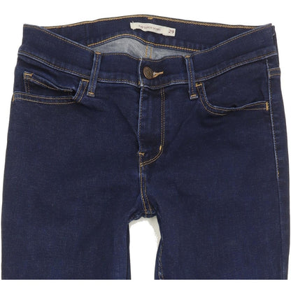 Levi's 710 Super Women Blue Skinny Slim Stretch Jeans W29 L32
