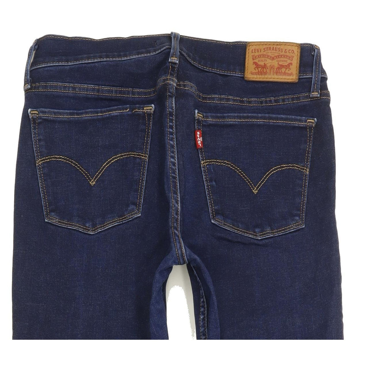 Levi's 710 Super Women Blue Skinny Slim Stretch Jeans W29 L32