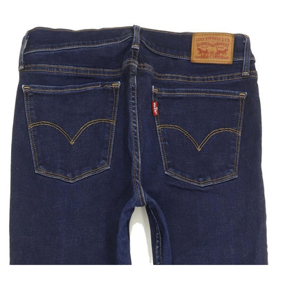Levi's 710 Super Women Blue Skinny Slim Stretch Jeans W29 L32
