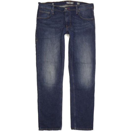 Mustang Chicago Blue Tapered Regular Jeans High Waisted W37 L34
