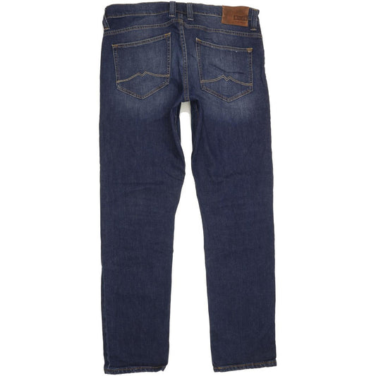 Mustang Chicago Blue Tapered Regular Jeans High Waisted W37 L34