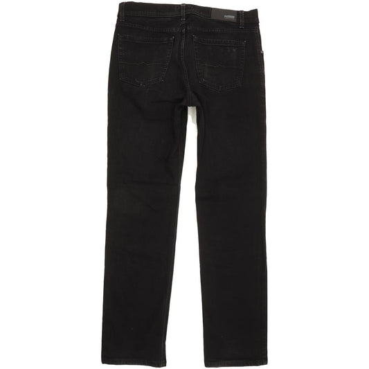 Pioneer Rando Men Black Straight Regular Stretch Jeans W33 L32