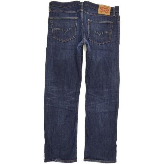 Levi's 504 Men Blue Straight Regular Stretch Jeans W37 L31