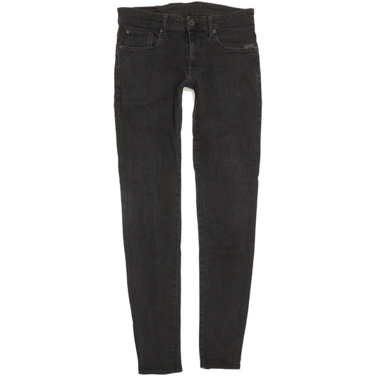 G-Star Defend Super Men Black Skinny Slim Stretch Jeans W30 L33