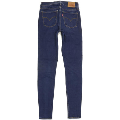 Levi's 710 Super Women Blue Skinny Slim Stretch Jeans W27 L30