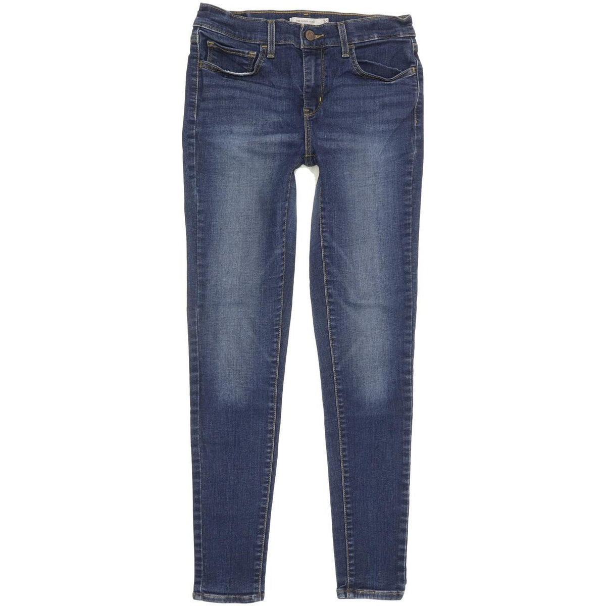 Levi's 710 Super Women Blue Skinny Slim Stretch Jeans W30 L28