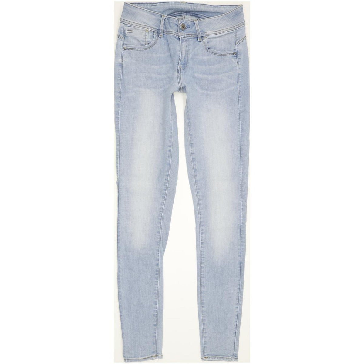 G-Star Lynn Mid Women Blue Skinny Slim Stretch Jeans W31 L34