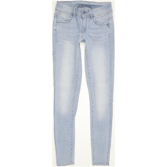 G-Star Lynn Mid Women Blue Skinny Slim Stretch Jeans W31 L34