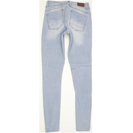 G-Star Lynn Mid Women Blue Skinny Slim Stretch Jeans W31 L34