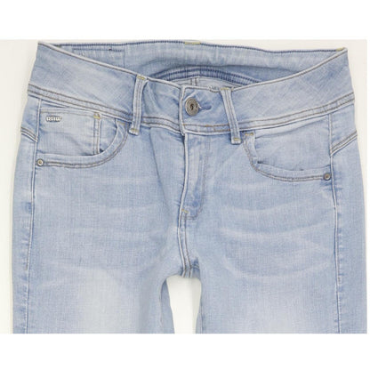 G-Star Lynn Mid Women Blue Skinny Slim Stretch Jeans W31 L34