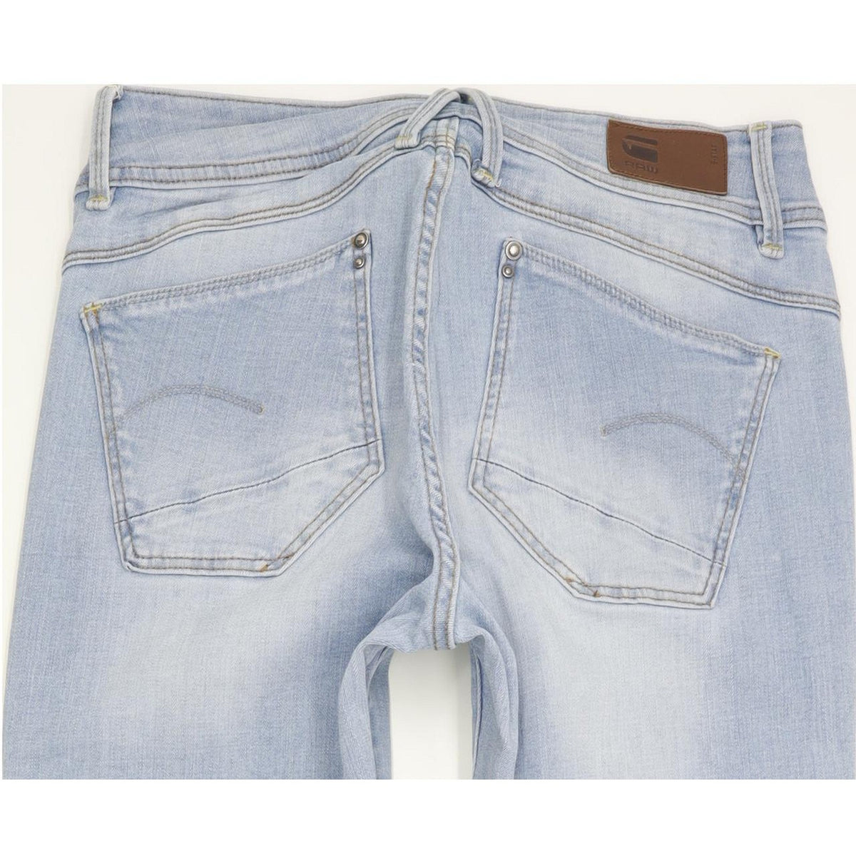 G-Star Lynn Mid Women Blue Skinny Slim Stretch Jeans W31 L34