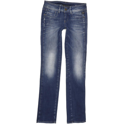 G-Star New Ford Women Blue Straight Slim Stretch Jeans W28 L34