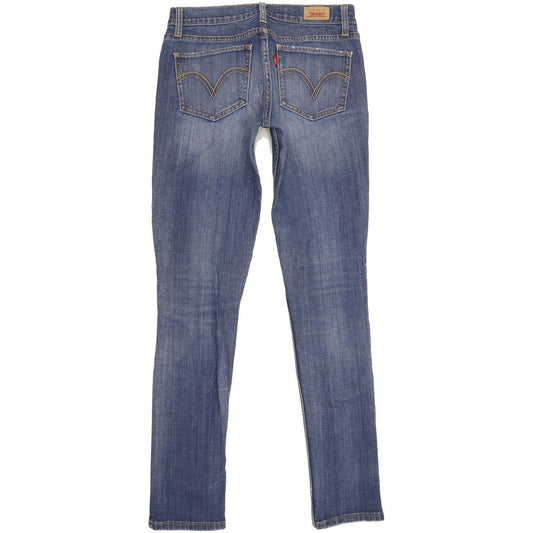 Levi's 524 Women Blue Skinny Slim Stretch Jeans W28 L31
