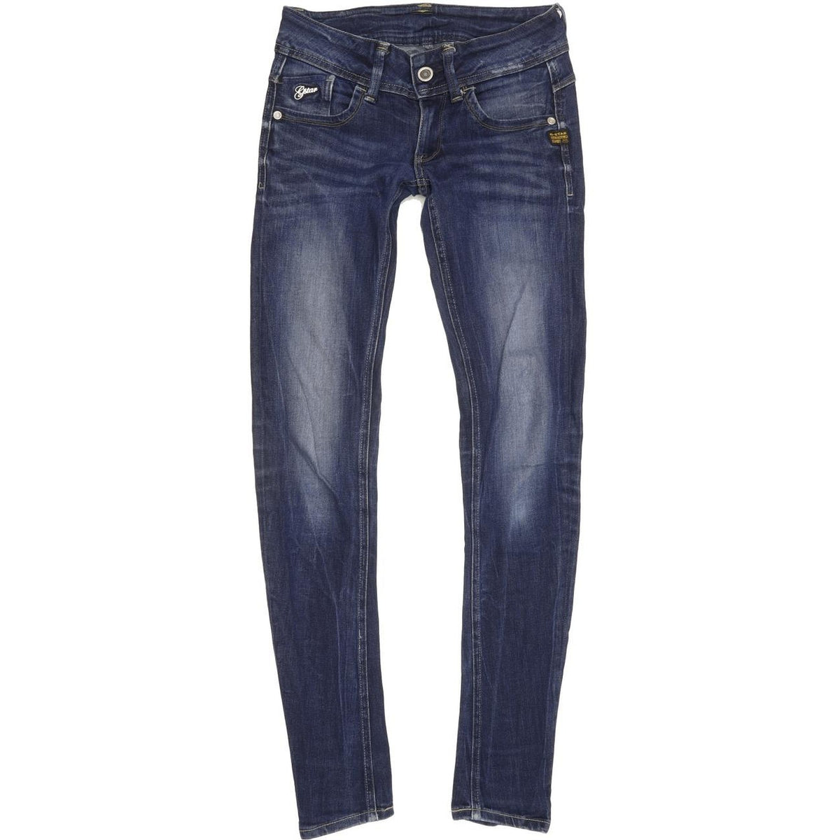 G-Star Lynn Women Blue Skinny Slim Stretch Jeans W26 L31