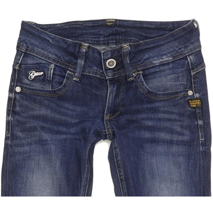 G-Star Lynn Women Blue Skinny Slim Stretch Jeans W26 L31
