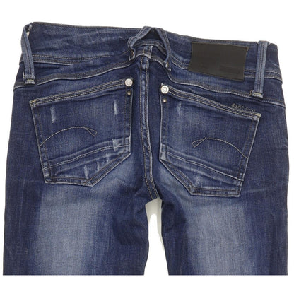G-Star Lynn Women Blue Skinny Slim Stretch Jeans W26 L31