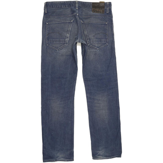 G-Star Morris Men Blue Straight Slim Jeans W32 L31