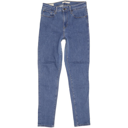 Levi's 721 Blue Skinny Slim Stretch Jeans High Waisted W28 L29