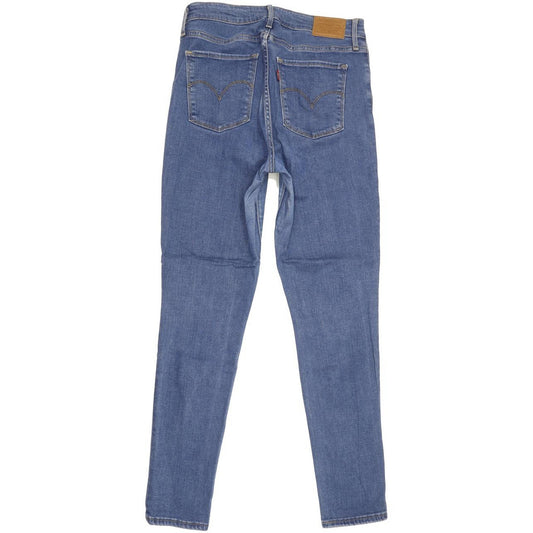 Levi's 721 Blue Skinny Slim Stretch Jeans High Waisted W28 L29