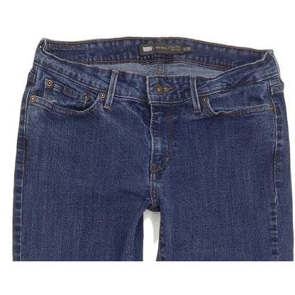 Levi's Slight Curve Women Blue Straight Classic Stretch Jeans W29 L28