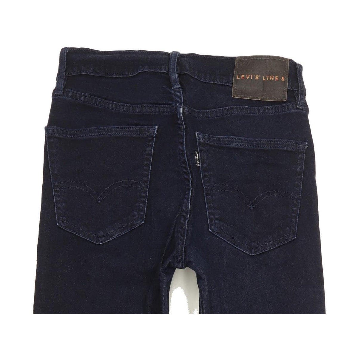 Levi's Line 8 Women Navy Skinny Slim Stretch Jeans W27 L31