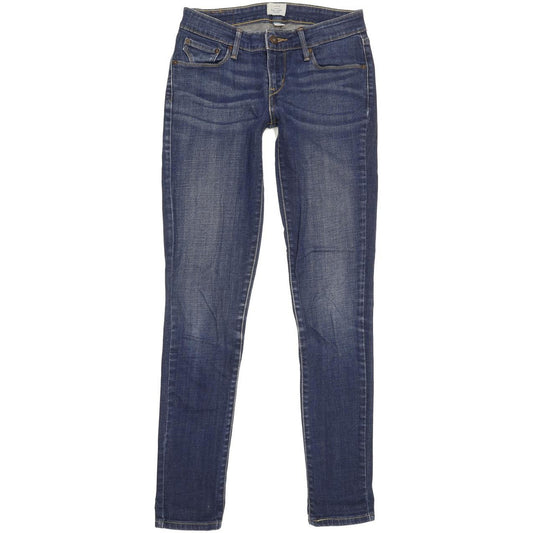 Levi's Demi Curve Women Blue Skinny Slim Stretch Jeans W25 L30