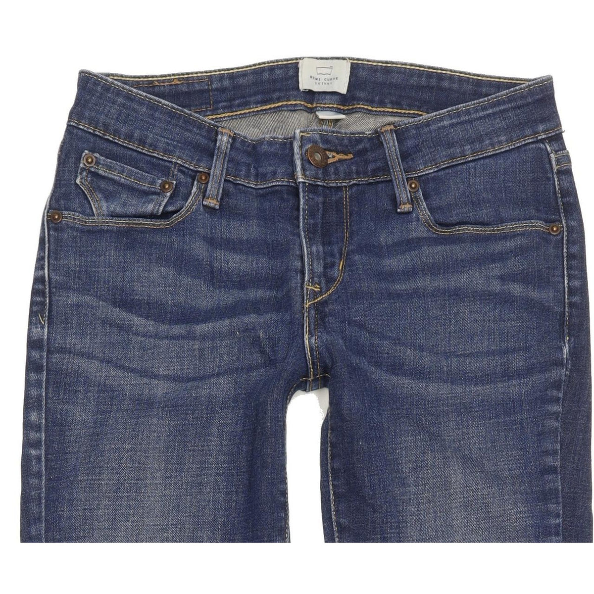 Levi's Demi Curve Women Blue Skinny Slim Stretch Jeans W25 L30