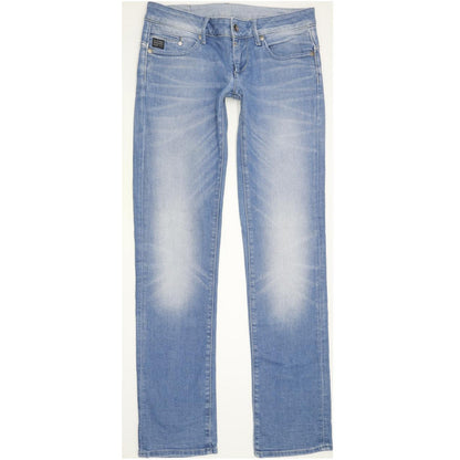 G-Star Midge Women Blue Straight Slim Stretch Jeans W30 L34
