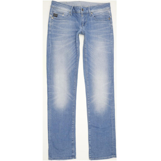 G-Star Midge Women Blue Straight Slim Stretch Jeans W30 L34
