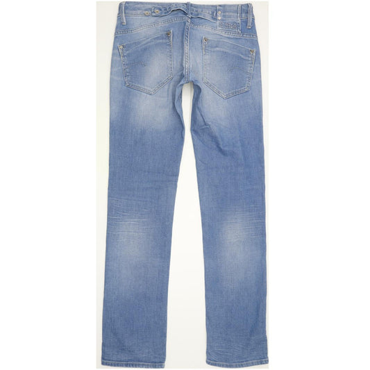 G-Star Midge Women Blue Straight Slim Stretch Jeans W30 L34