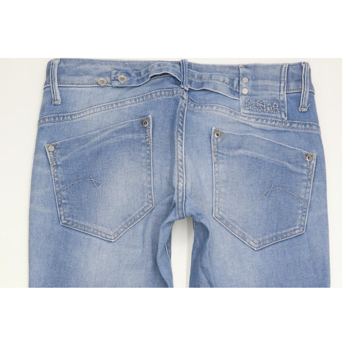 G-Star Midge Women Blue Straight Slim Stretch Jeans W30 L34