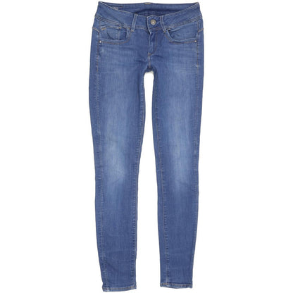 G-Star Lynn Mid Women Blue Skinny Slim Stretch Jeans W29 L31
