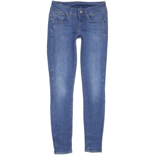 G-Star Lynn Mid Women Blue Skinny Slim Stretch Jeans W29 L31