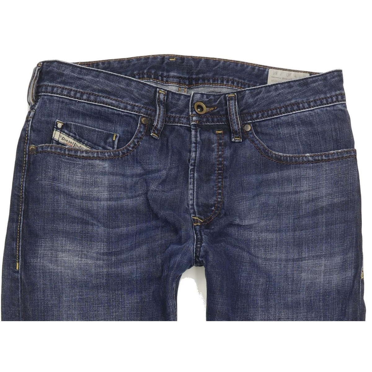 Diesel Buster 0831Q Men Blue Tapered Slim Jeans W30 L31