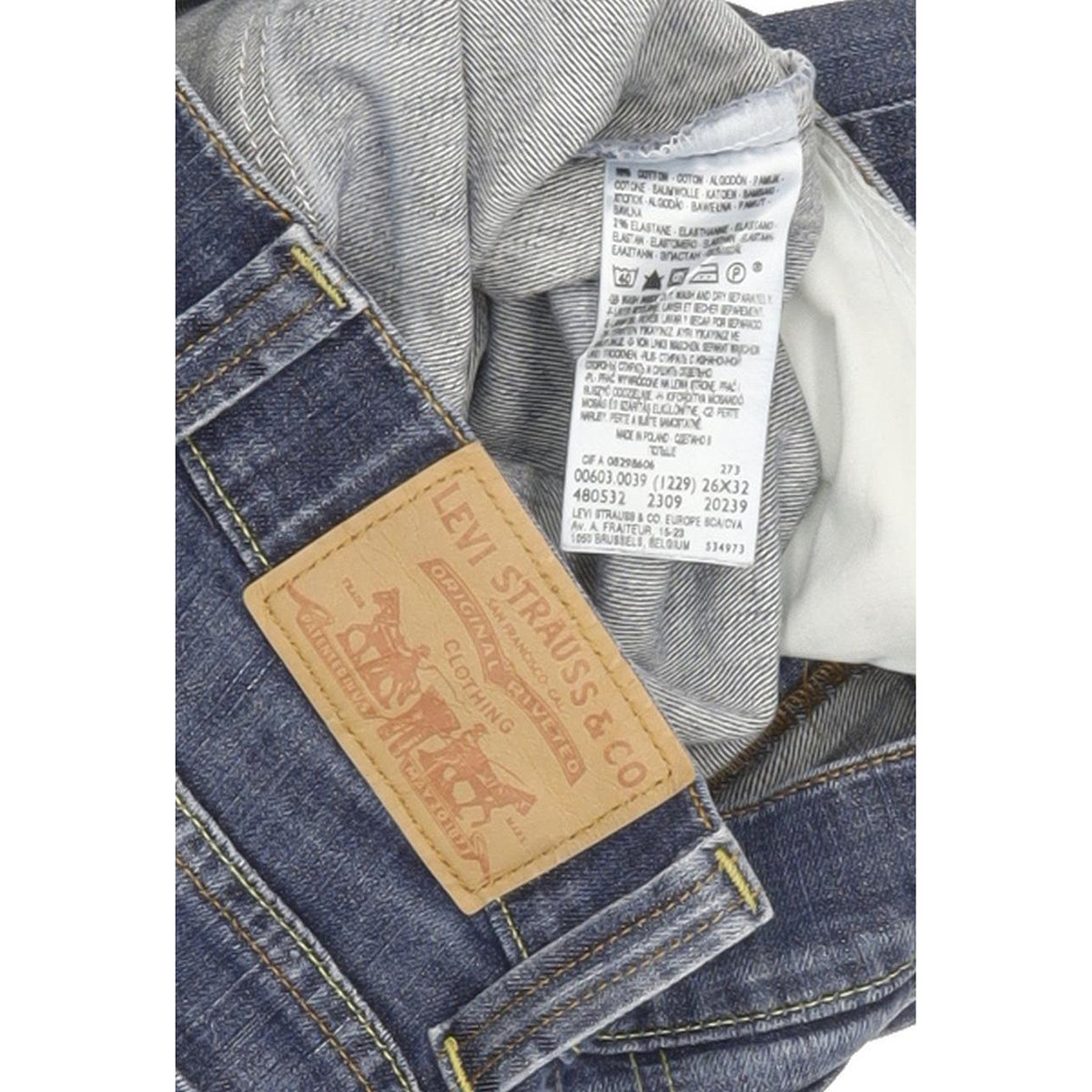 Levi's 603 Women Blue Skinny Slim Stretch Jeans W26 L31