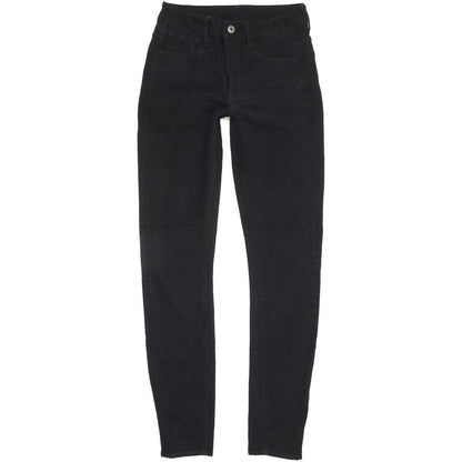 G-Star 3301 Deconst Women Black Skinny Slim Stretch Jeans W26 L31