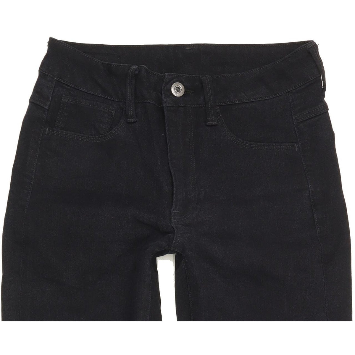 G-Star 3301 Deconst Women Black Skinny Slim Stretch Jeans W26 L31