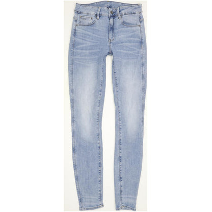 G-Star 3301 Women Blue Skinny Slim Stretch Jeans W28 L32