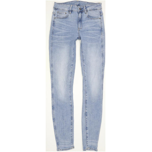 G-Star 3301 Women Blue Skinny Slim Stretch Jeans W28 L32