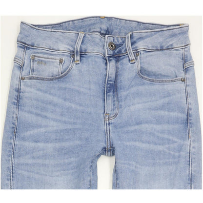 G-Star 3301 Women Blue Skinny Slim Stretch Jeans W28 L32