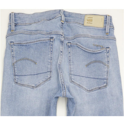 G-Star 3301 Women Blue Skinny Slim Stretch Jeans W28 L32