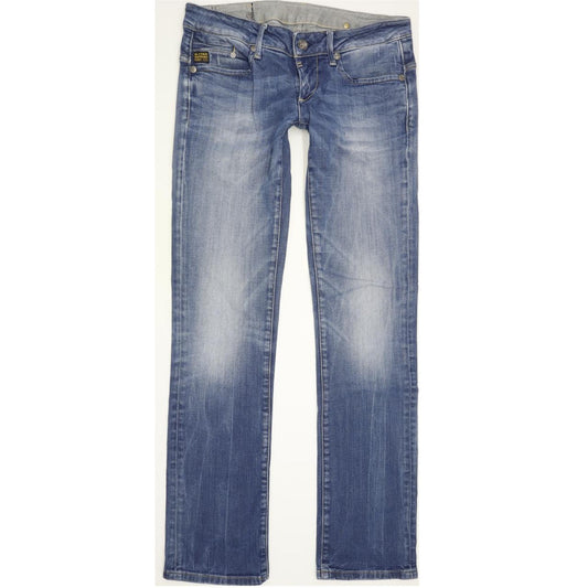 G-Star Midge Women Blue Straight Slim Stretch Jeans W29 L32