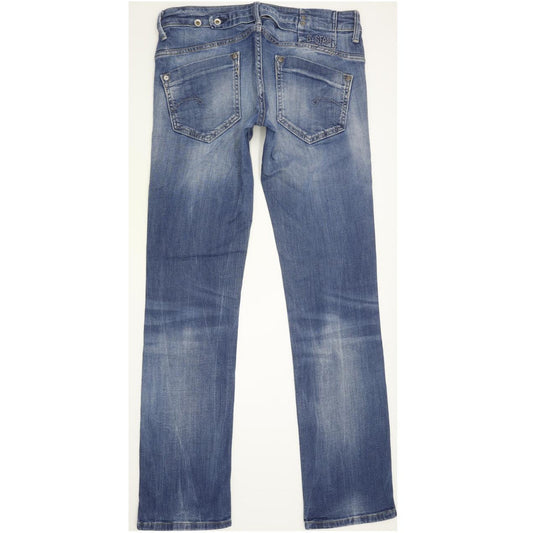 G-Star Midge Women Blue Straight Slim Stretch Jeans W29 L32