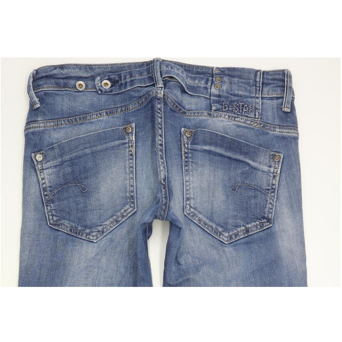 G-Star Midge Women Blue Straight Slim Stretch Jeans W29 L32