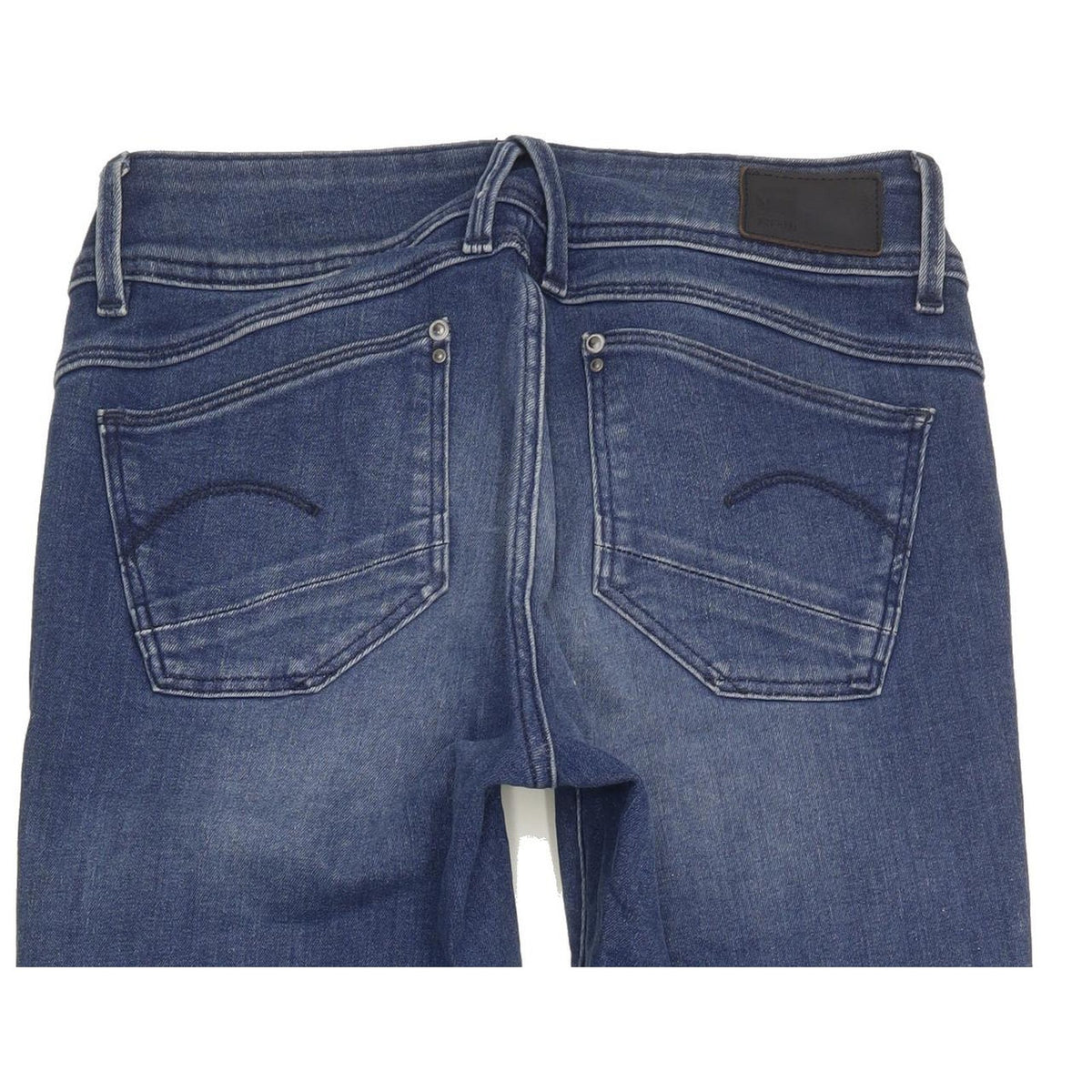 G-Star Lynn Mid Women Blue Skinny Slim Stretch Jeans W29 L30