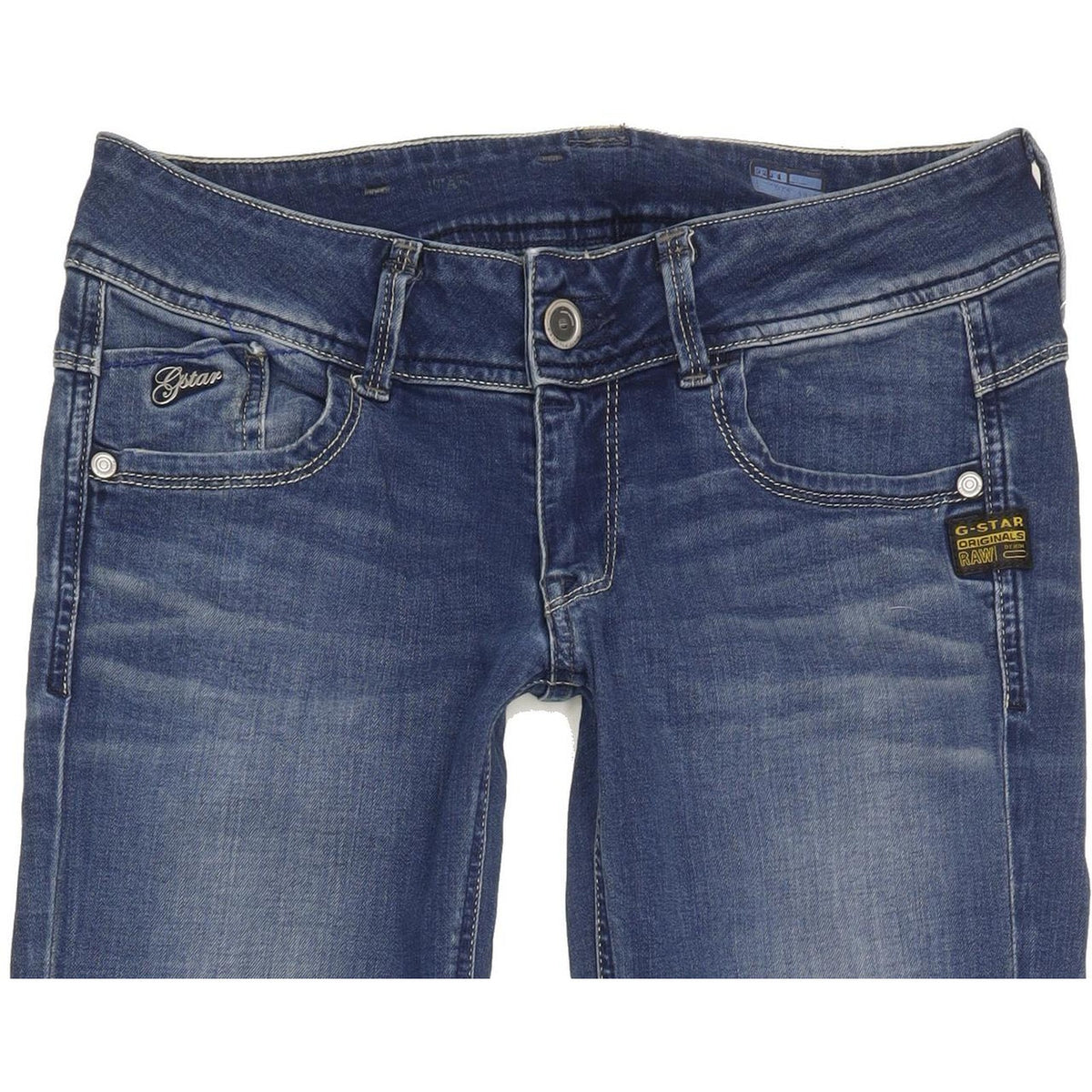 G-Star Lynn Women Blue Skinny Slim Stretch Jeans W28 L32