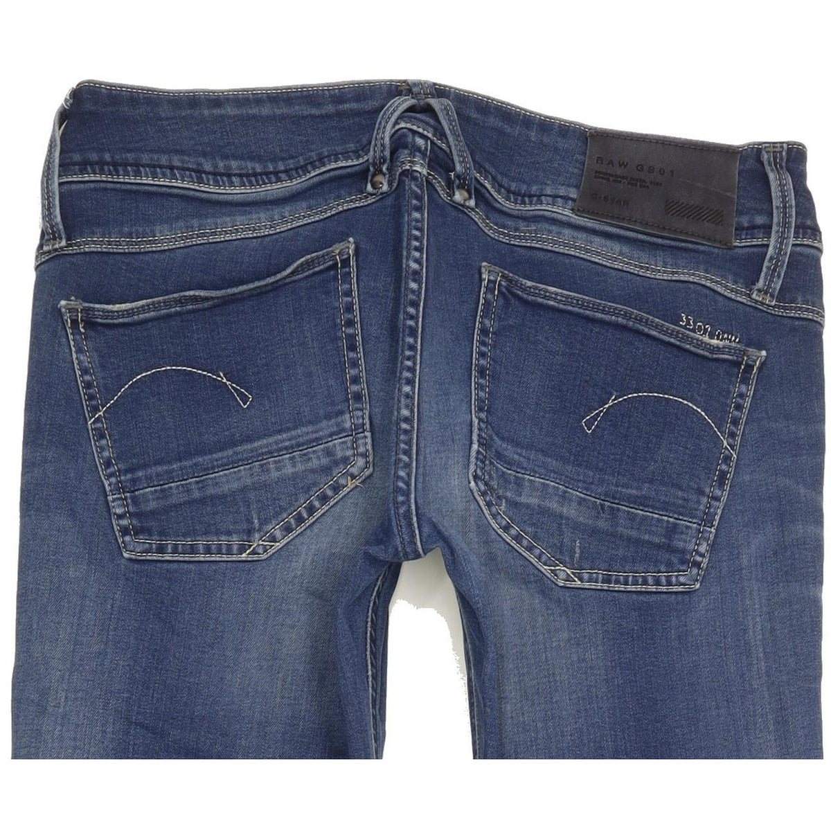 G-Star Lynn Women Blue Skinny Slim Stretch Jeans W28 L32