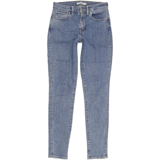 Levi's 721 Women Blue Skinny Slim Stretch Jeans W28 L30